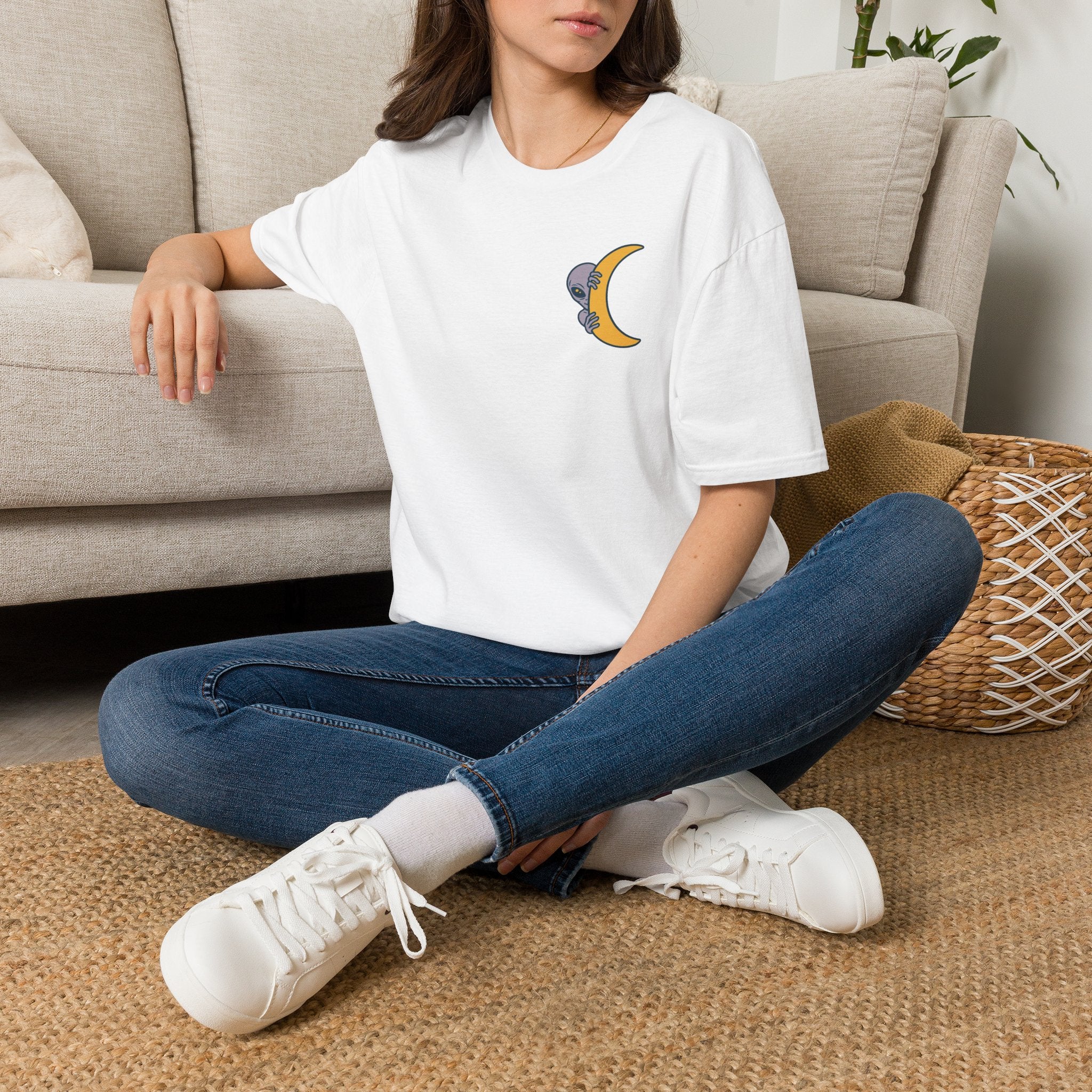 Chest Badge Alien T-Shirt