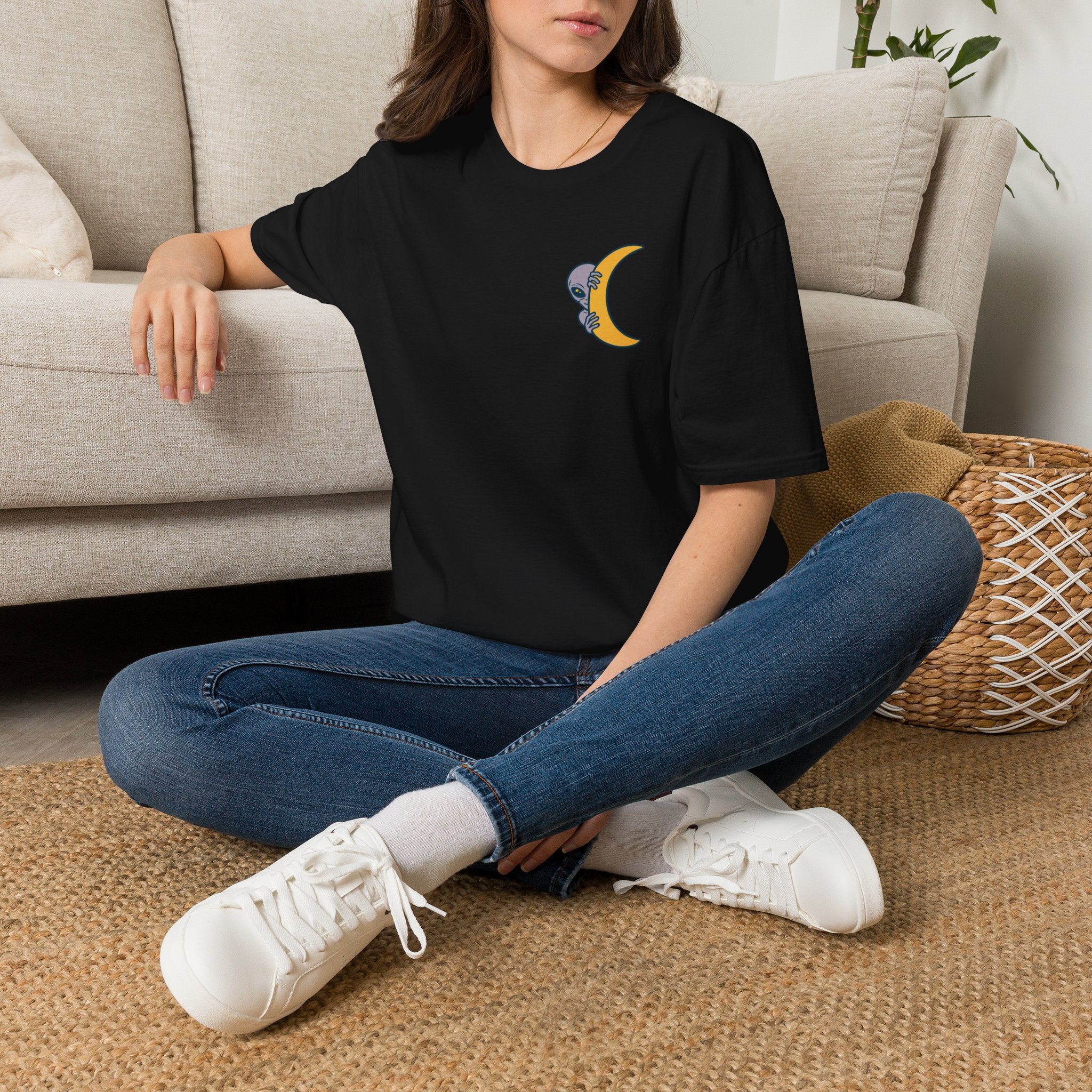 Chest Badge Alien T-Shirt